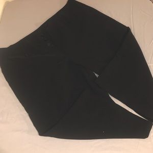 Black capri dress pants